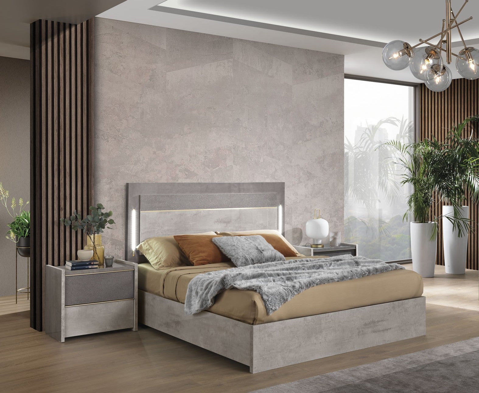 WŁOSKIE ŁÓŻKO SOLE 150 CM / ACCA DESIGN - Meblowy Sklep Internetowy Inventio