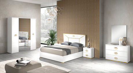 WŁOSKIE ŁÓŻKO VOGUE 150 CM / ACCA DESIGN -  Meblowy Sklep Internetowy Inventio