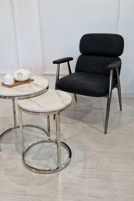 FOTEL PABLO CZARNA EKOSKÓRA / AH -  Meblowy Sklep Internetowy Inventio