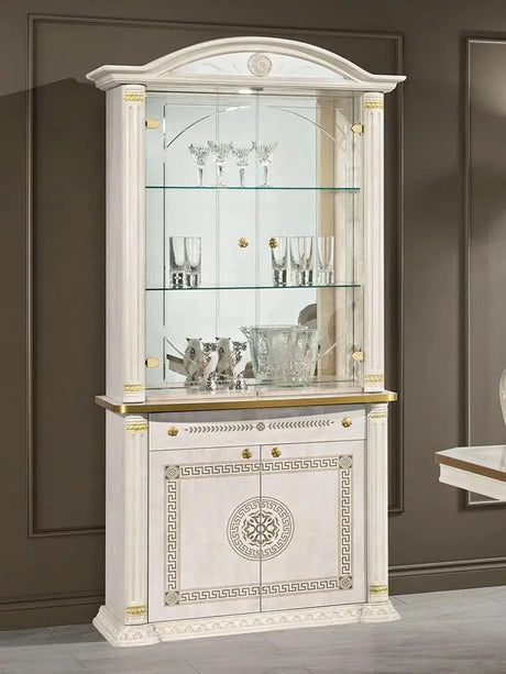WŁOSKA NOWOCZESNA WITRYNA 2 DRZWIOWA AURORA BEŻOWA 105 CM / ACCA DESIGN ACCA DESIGN