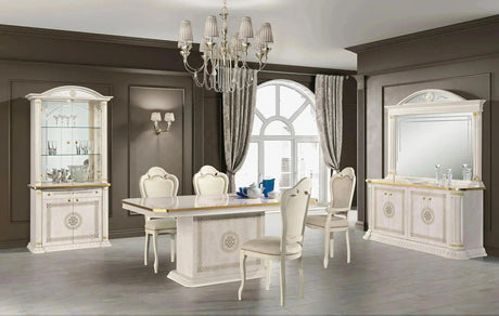 WŁOSKI NOWOCZESNY STÓŁ ROZKŁADANY AURORA BEŻOWY 185 (230) CM  / ACCA DESIGN ACCA DESIGN