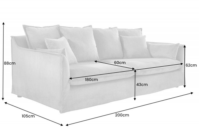 SOFA HEAVEN BEŻOWA / 22689 / INVICTA INTERIOR -  Meblowy Sklep Internetowy Inventio