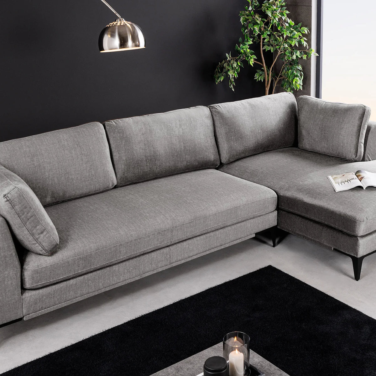 SOFA SIGNUM 3 OSOBOWA SZARA / 44449 / INVICTA INTERIOR | Meblowy Sklep ...