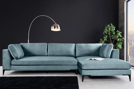 SOFA SIGNUM 3 OSOBOWA NIEBIESKA ( TURKUSOWA ) / 44535 / INVICTA INTERIOR -  Meblowy Sklep Internetowy Inventio