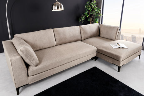 SOFA SIGNUM 3 OSOBOWA BEŻOWA / 44538 / INVICTA INTERIOR -  Meblowy Sklep Internetowy Inventio