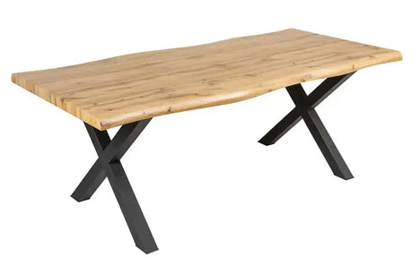 STÓŁ DO JADALNI OPTYKA DZIKI DĄB 200 CM / 41329 / 45084 / INVICTA INTERIOR Invicta Interior