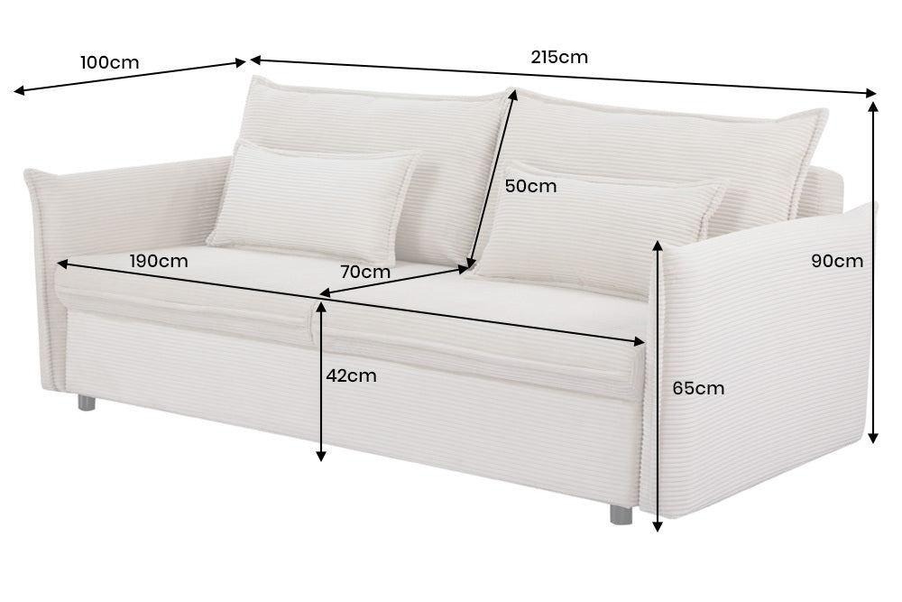 Rozkładana sofa w szarym aksamicie – nowoczesna i wygodna do salonu
