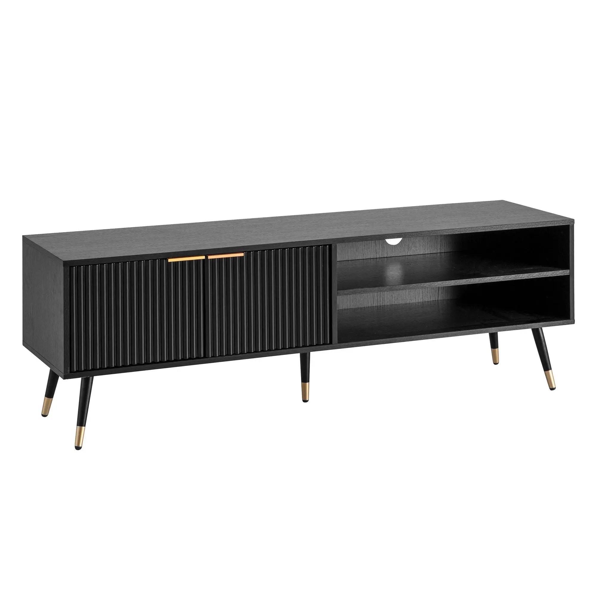 SZAFKA RTV WOHNLING OPTYKA CZARNY DĄB 150 CM / WL6.880 WOHNLING