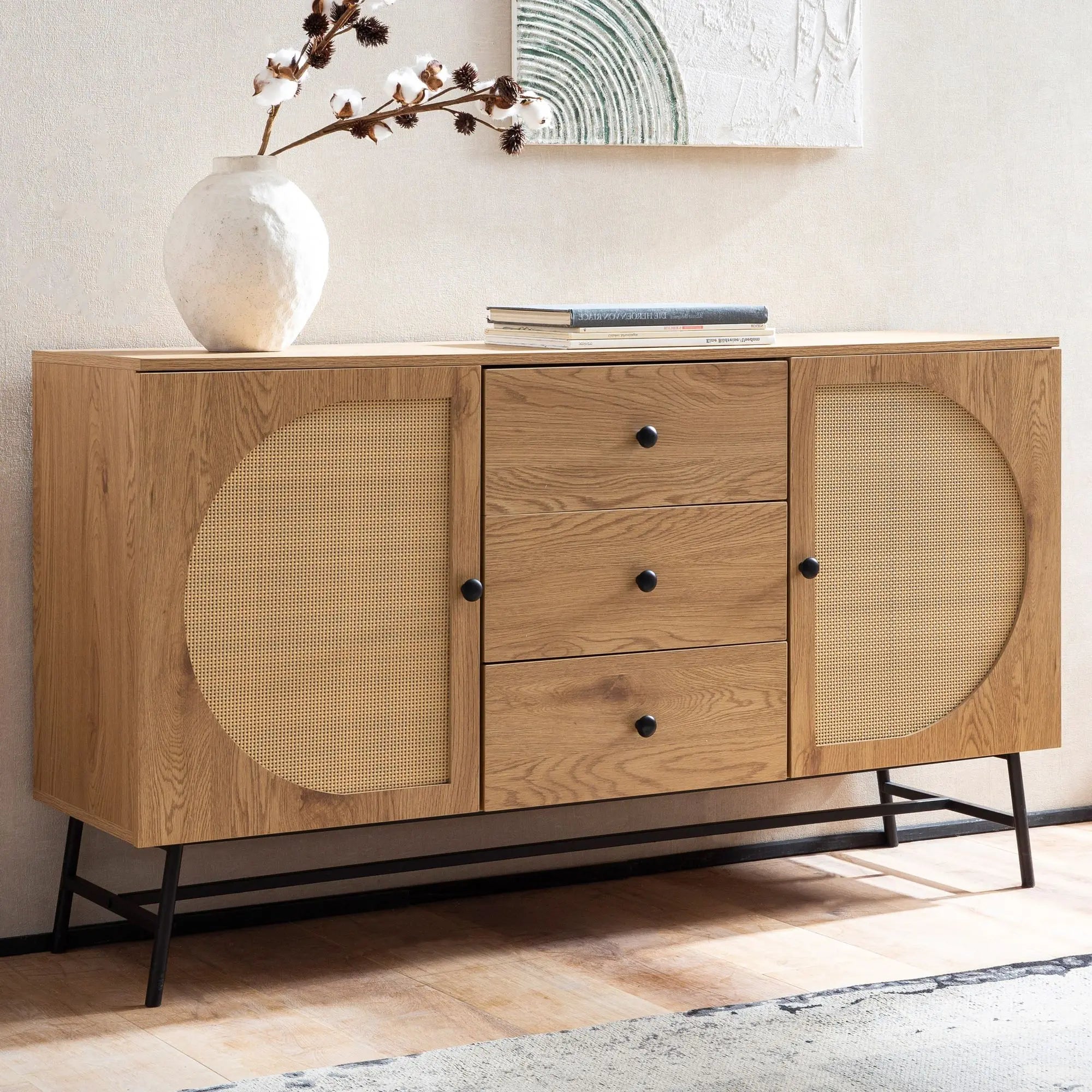 KOMODA WOHNLING 140 CM OPTYKA DĄB / WL6.894 WOHNLING
