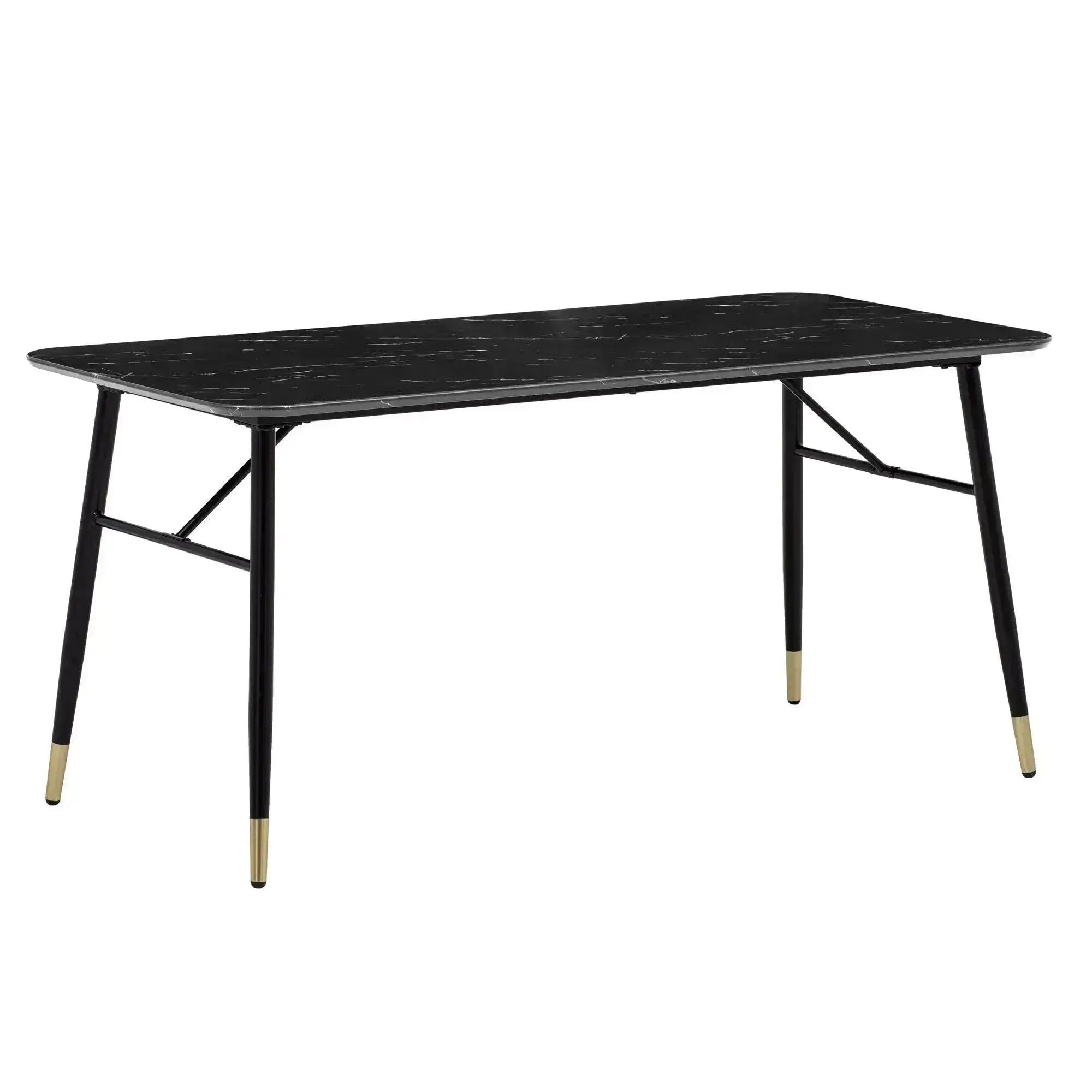 STÓŁ DO JADALNI WOHNLING OPTYKA CZARNY MARMUR 120 CM / WL6.956 Invicta Interior