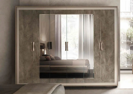 AMBRA WŁOSKA SZAFA DO SYPIALNI 6 DRZWI 282CM / ADORA ARREDOCLASSIC