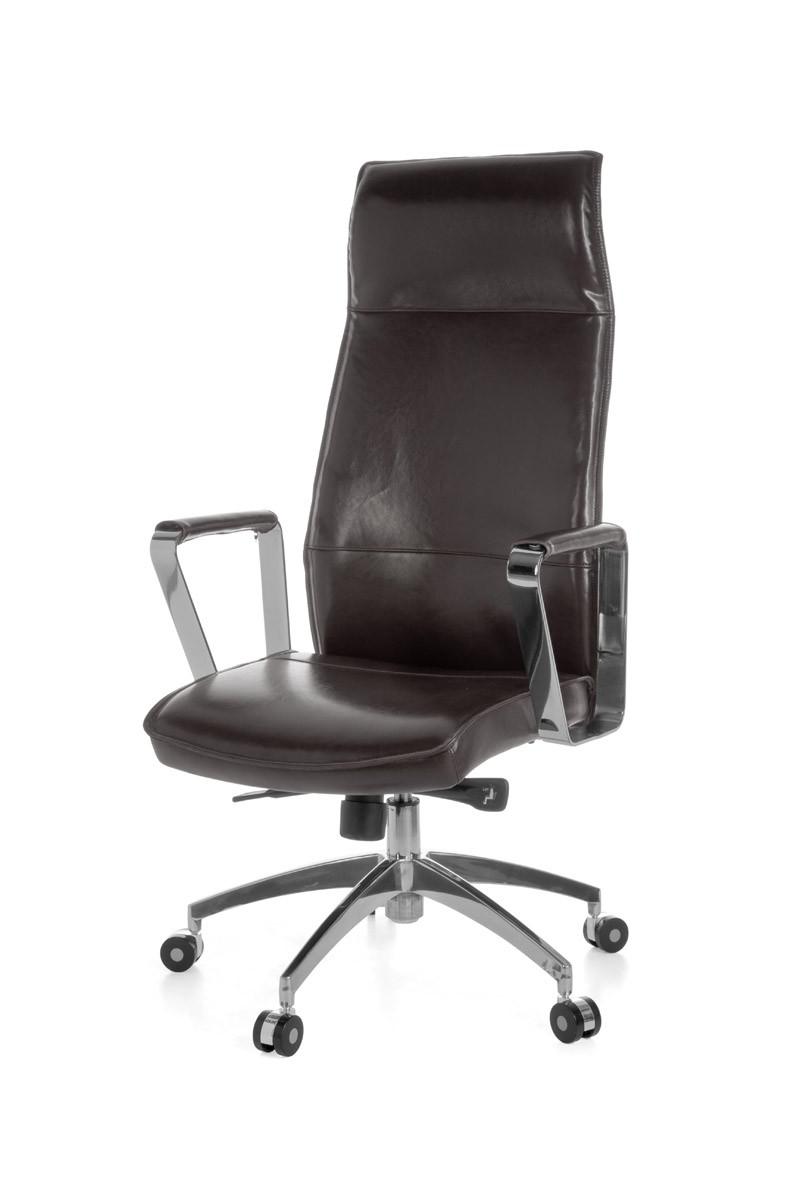AMSTYLE FOTEL BIUROWY BRĄZOWY / SPM1.144