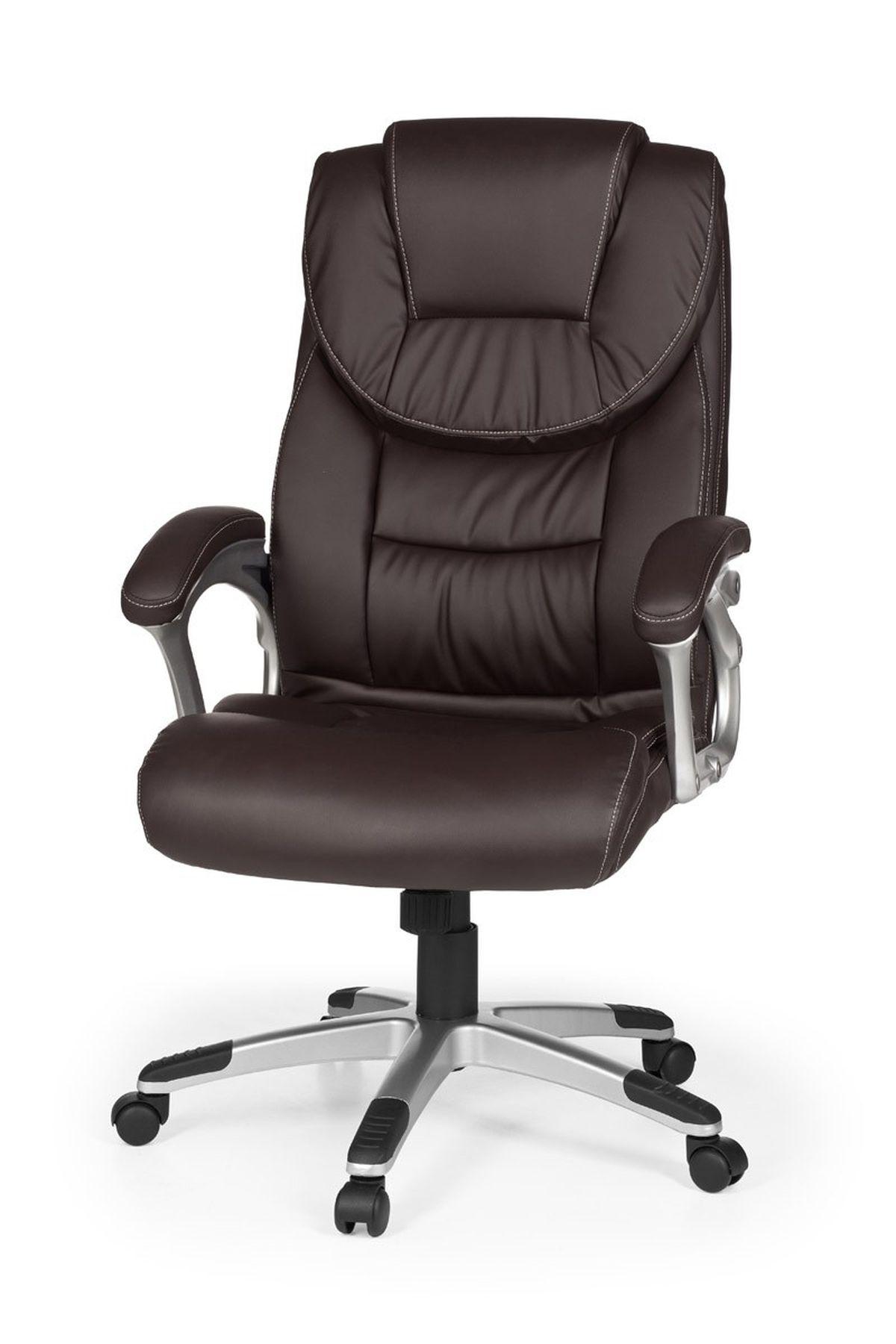AMSTYLE fotel biurowy brązowy SPM1.025