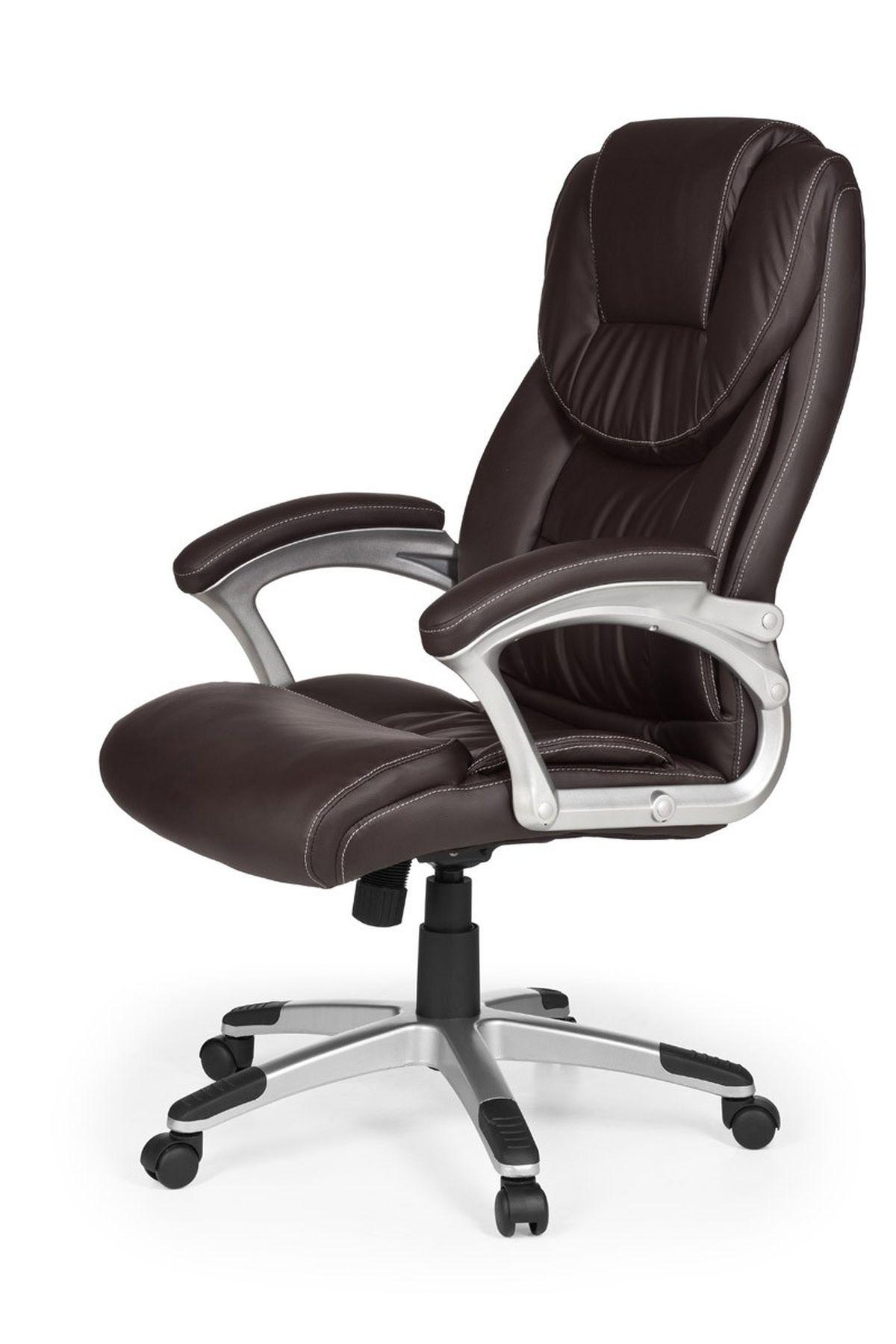 AMSTYLE fotel biurowy brązowy SPM1.025