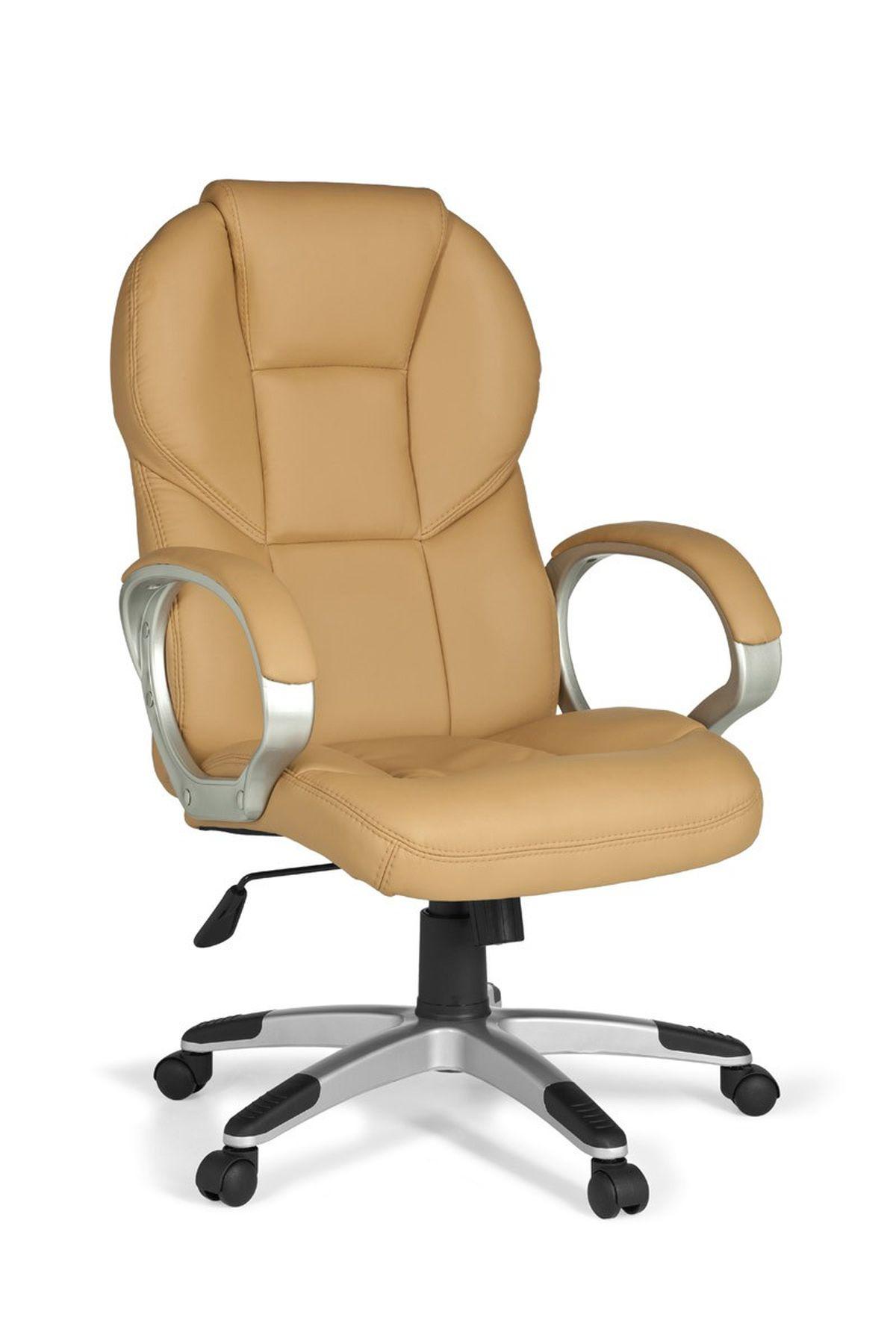 AMSTYLE fotel biurowy karmel SPM1.223