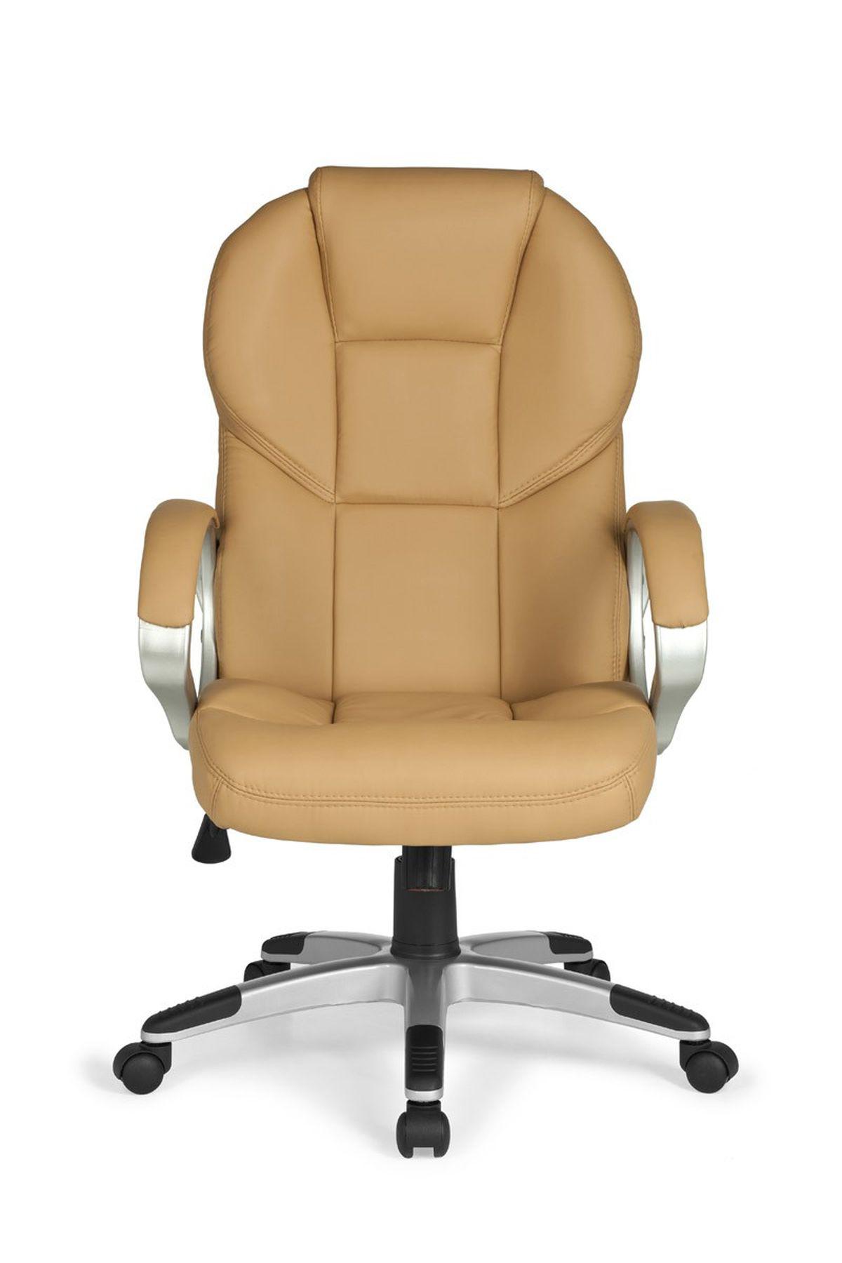 AMSTYLE fotel biurowy karmel SPM1.223