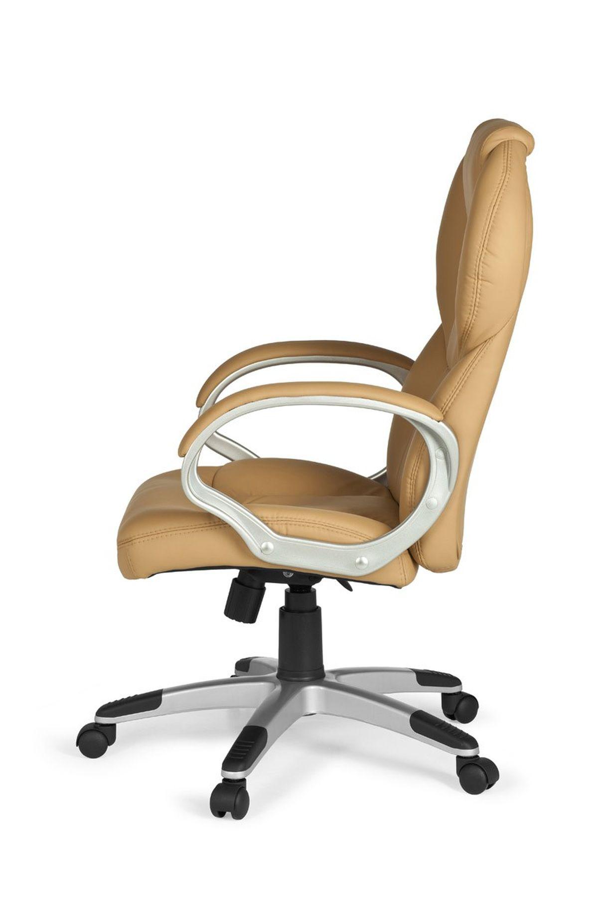 AMSTYLE fotel biurowy karmel SPM1.223
