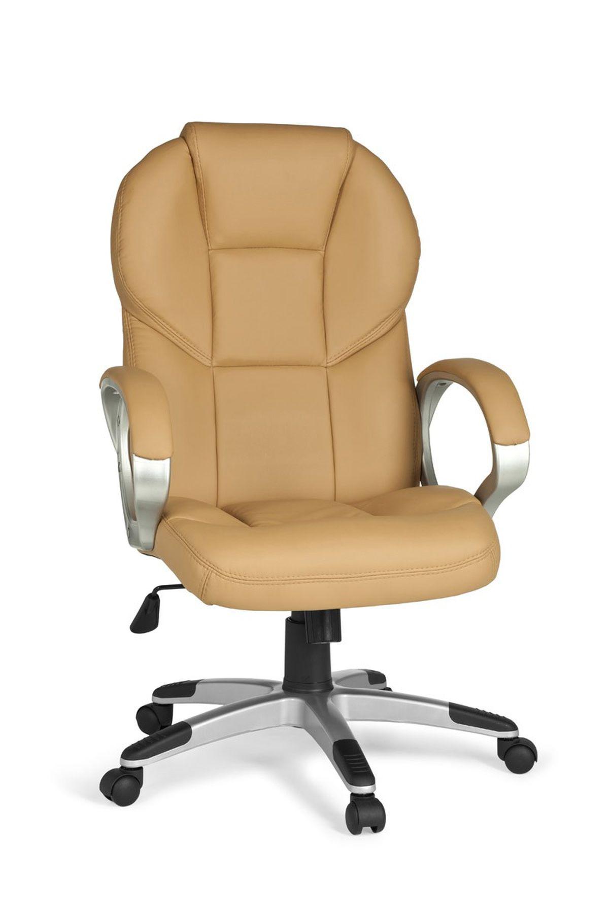 AMSTYLE fotel biurowy karmel SPM1.223