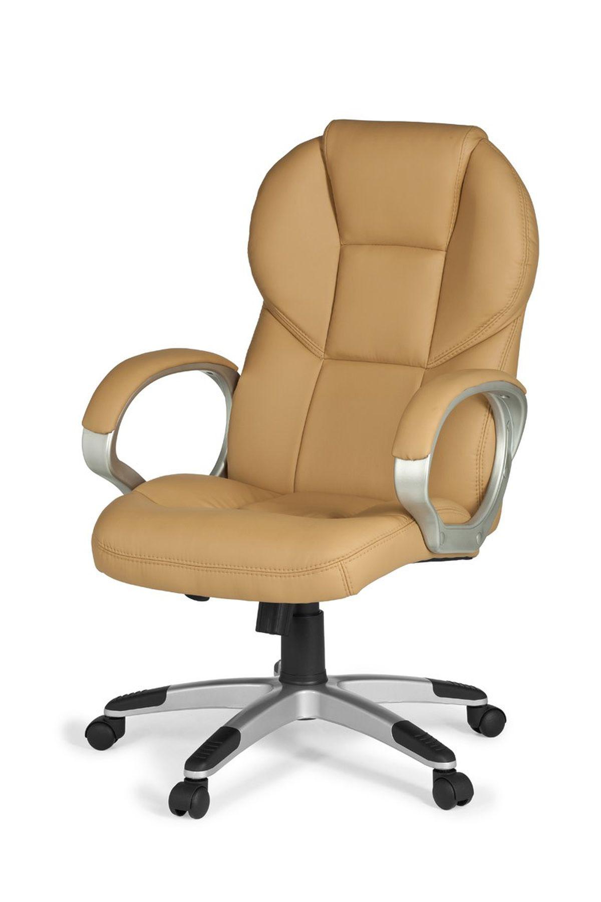 AMSTYLE fotel biurowy karmel SPM1.223