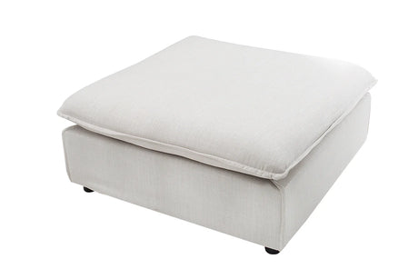 Pufa Heaven len naturalny / 37933 / INVICTA INTERIOR -  Meblowy Sklep Internetowy Inventio