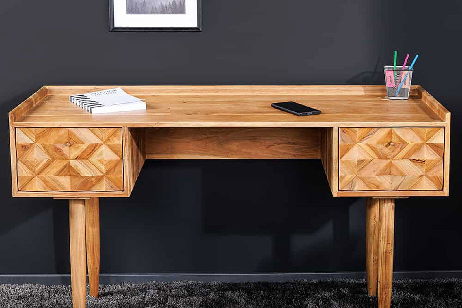 BIURKO ALPINE AKACJA 43738 / INVICTA INTERIOR