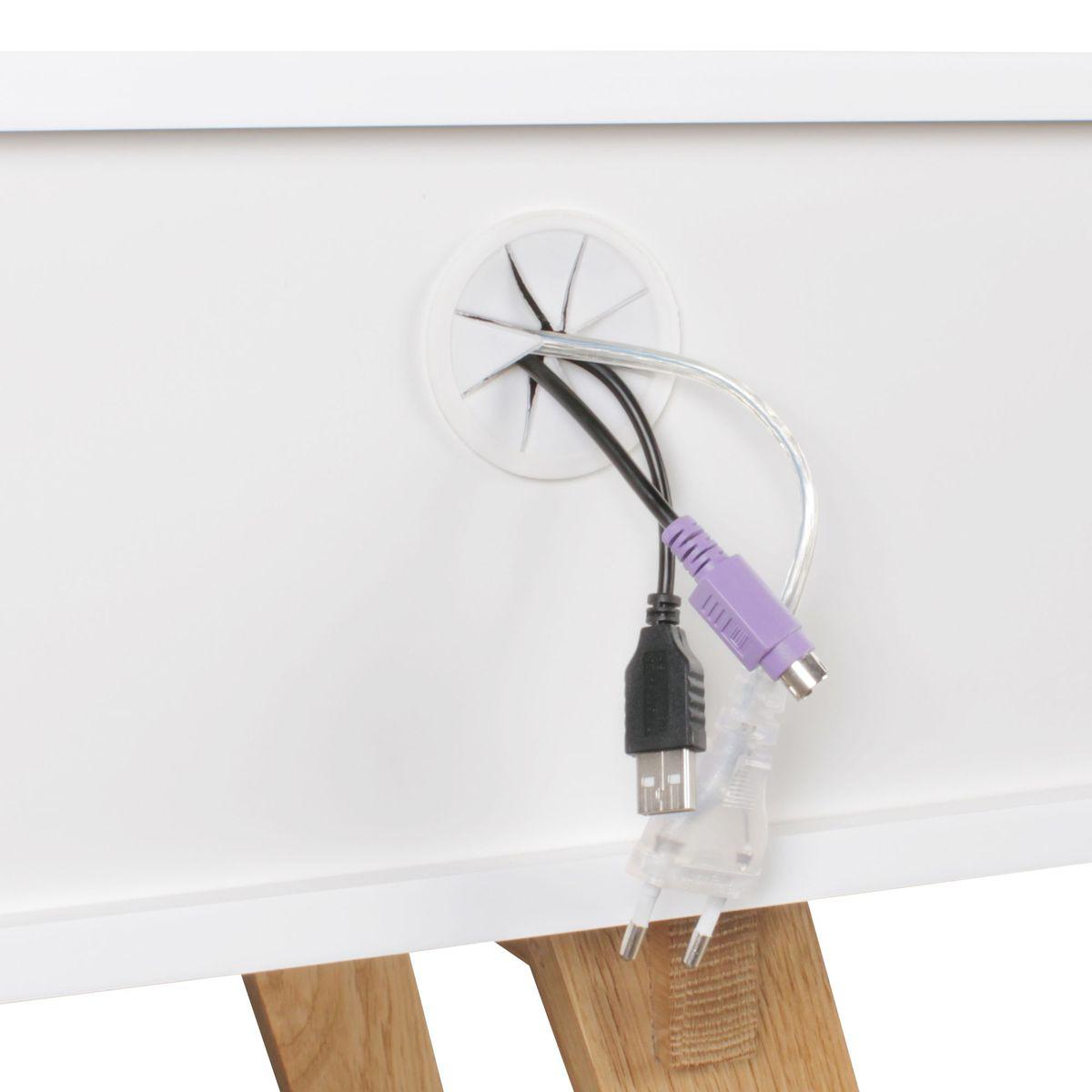 BIURKO SCANDINAVIA WOHNLING BIAŁE 110 CM / WL5.186