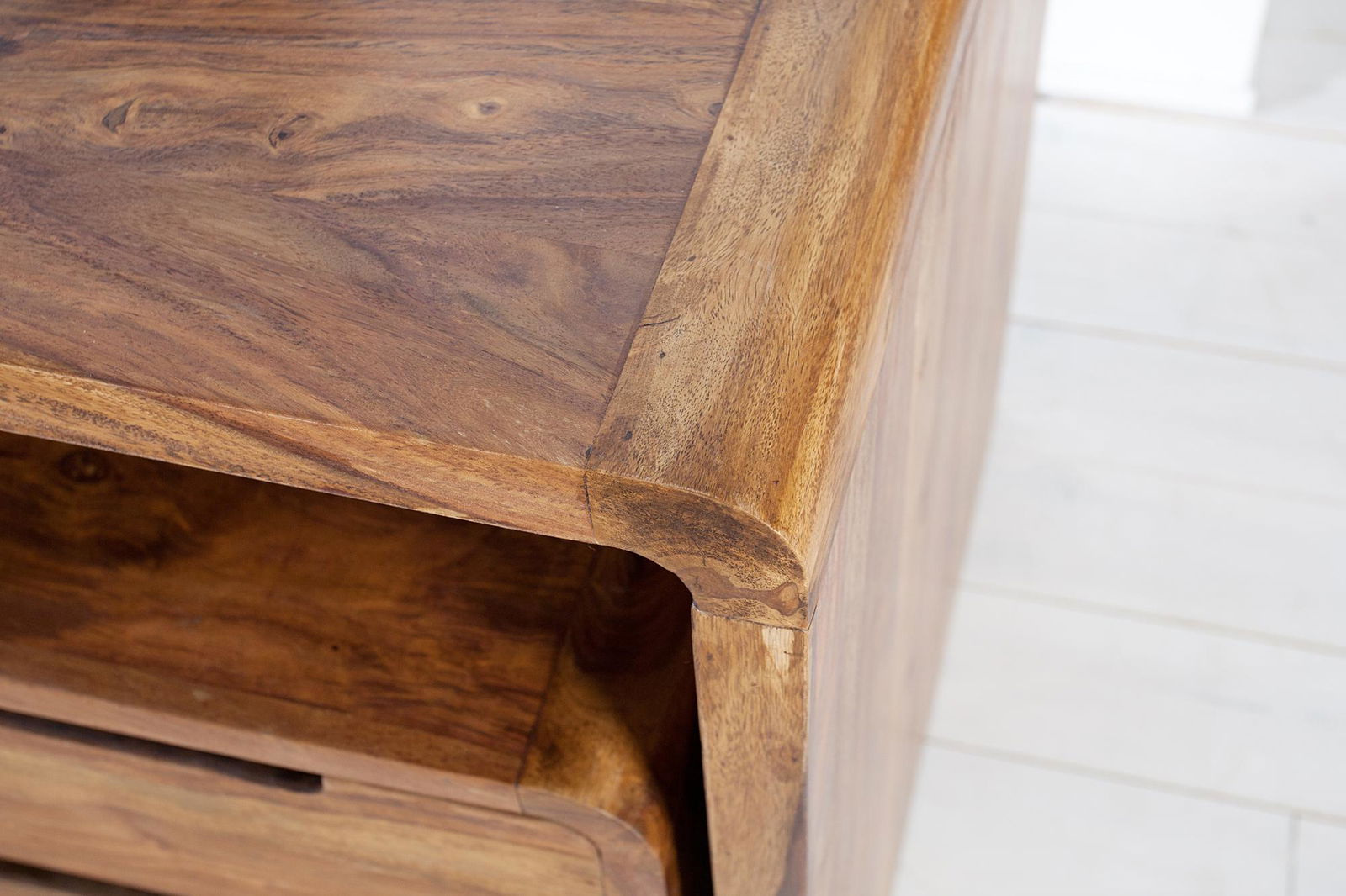 BIURKO Z KONTENERKIEM / DREWNO LITE / 43753 / INVICTA INTERIOR