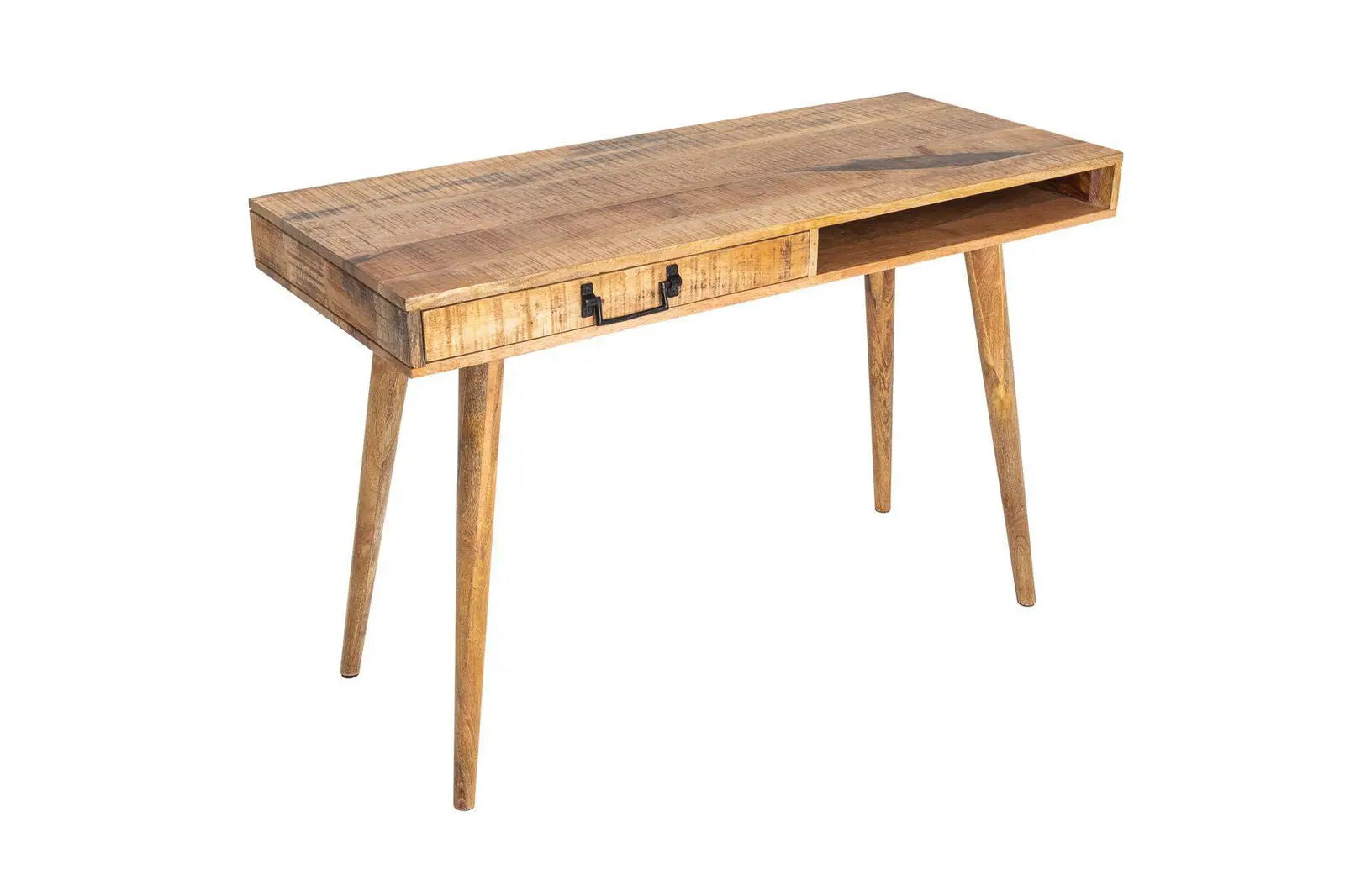 Biurko drewniane RETRO 120 cm mango / 39959 / INVICTA INTERIOR