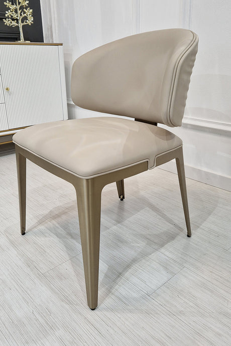 FOTEL BRUNO BEŻOWA EKOSKÓRA / AH -  Meblowy Sklep Internetowy Inventio