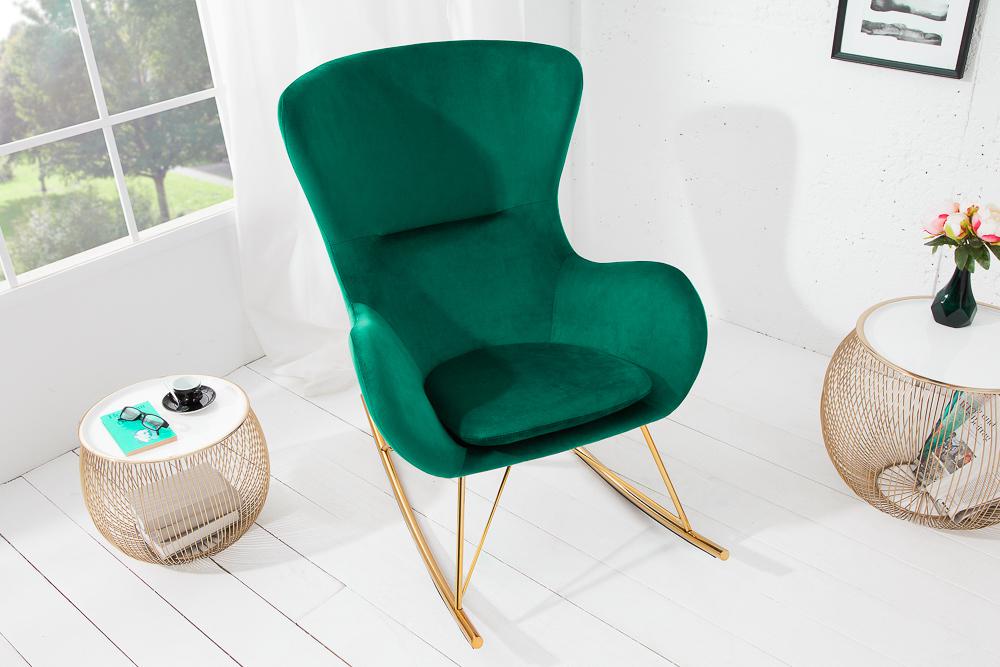 FOTEL BUJANY SCANDINAVIA SZMARAGDOWY / 40162 / INVICTA INTERIOR