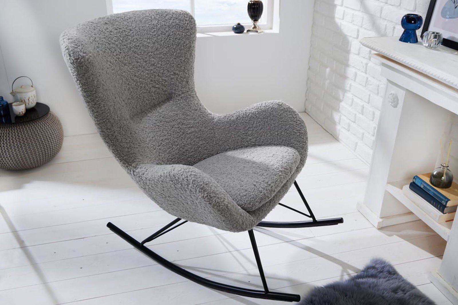 FOTEL SCANDINAVIA SZARY / 43140 / INVICTA INTERIOR