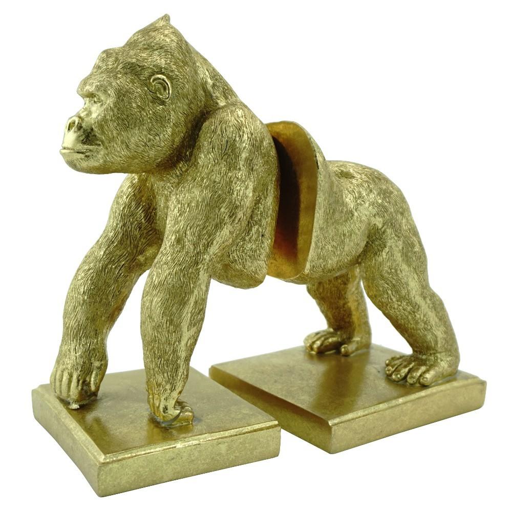 Figura goryl - podpórka do książek