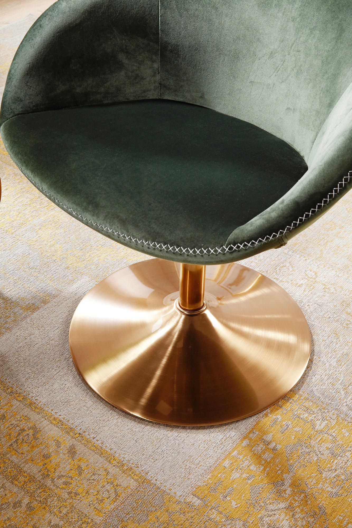 Fotel wypoczynkowy Club Chair Velvet zielony Wohnling / WL5.921