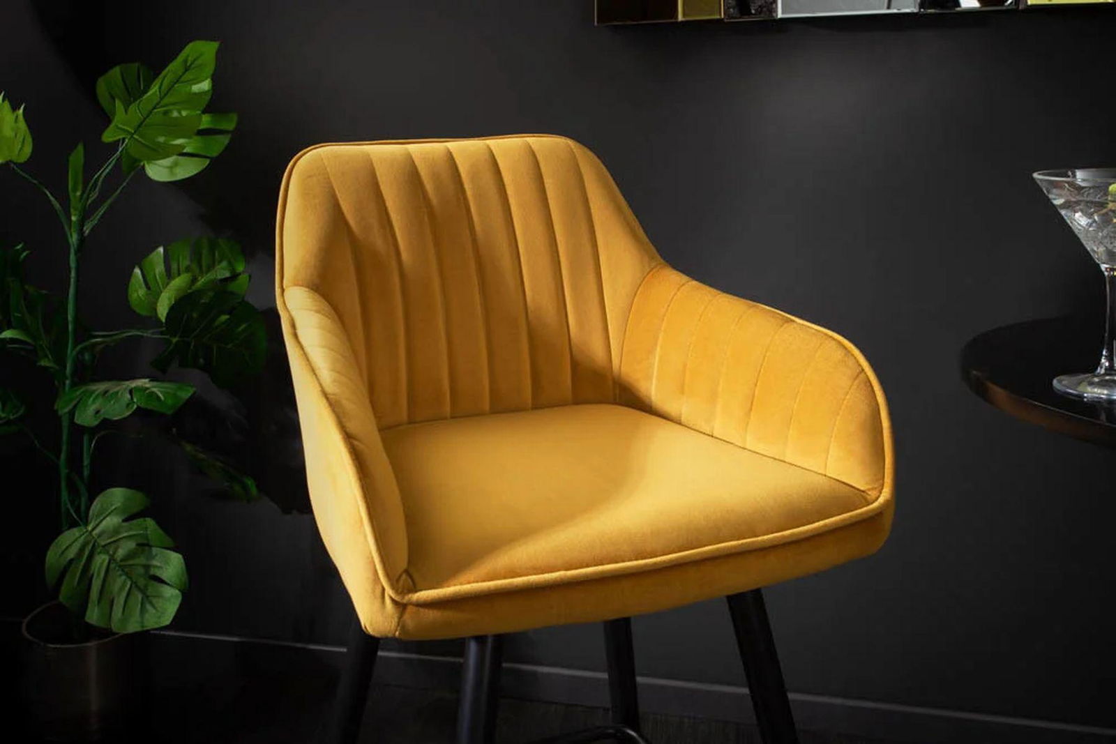 HOKER BAROWY TURIN ŻÓŁTY / 40437  / INVICTA INTERIOR