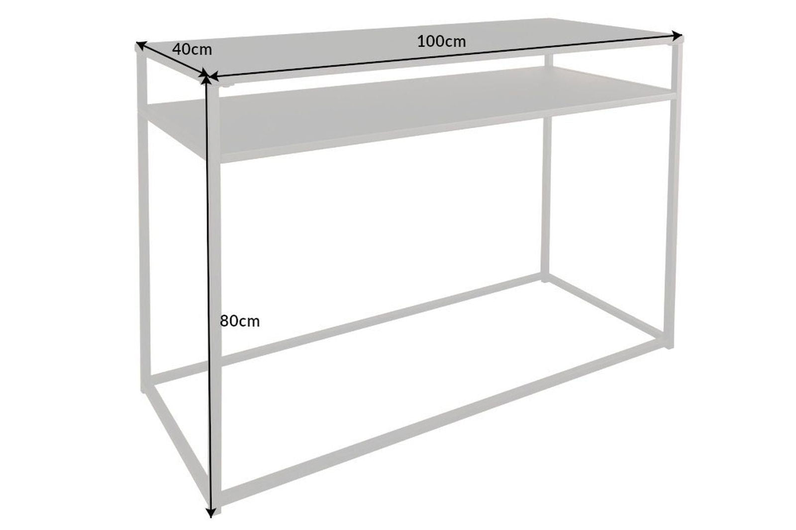 KONSOLA DURA METAL 100M CM / 43328  / INVICTA INTERIOR