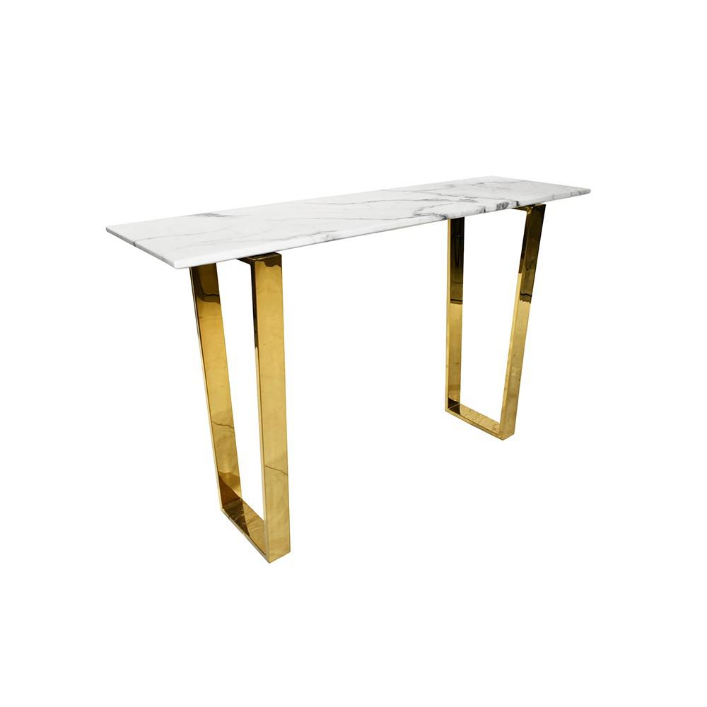 KONSOLA EXCLUSIVE GOLD WHITE 120 / ART