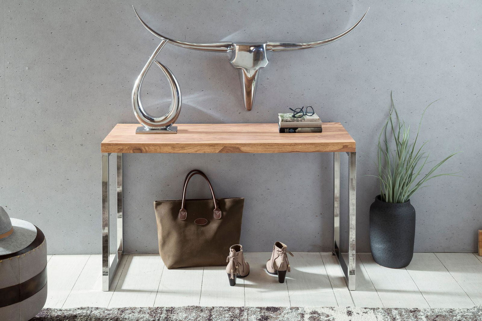 KONSOLA Wohnling GUNA DREWNO LITE AKACJA 120 CM / WL1.457