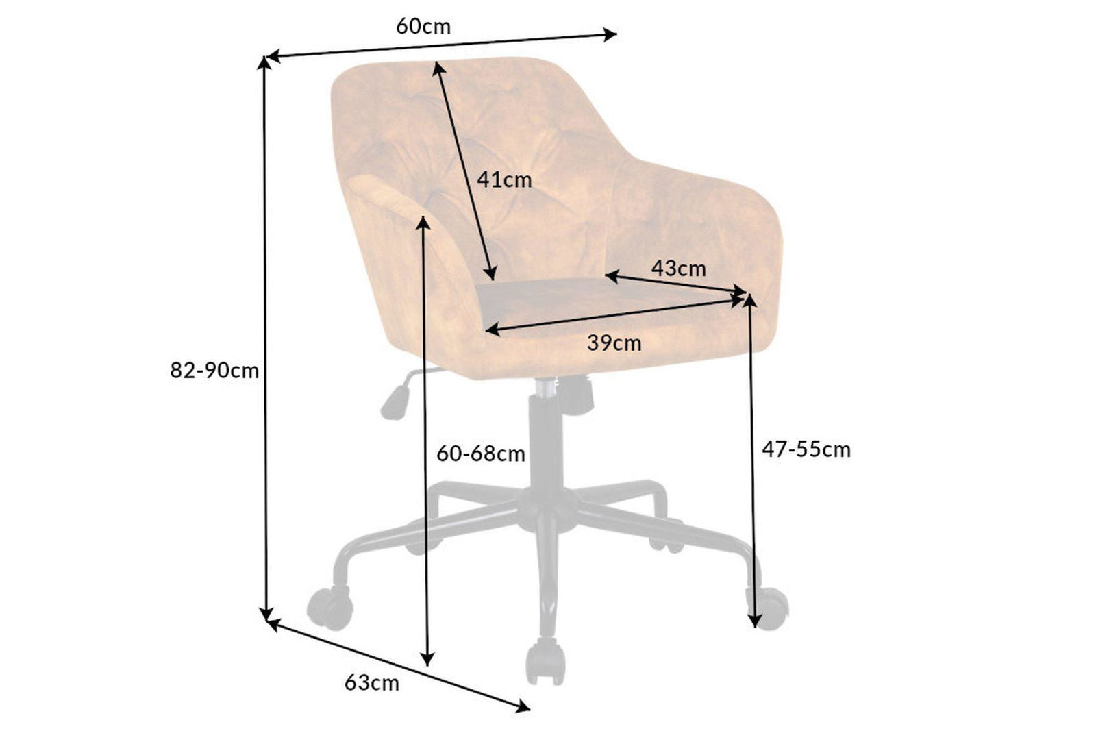 KRZESŁO DUTCH KOMFORT ŻÓŁTY AKSAMIT / 40303 / INVICTA INTERIOR