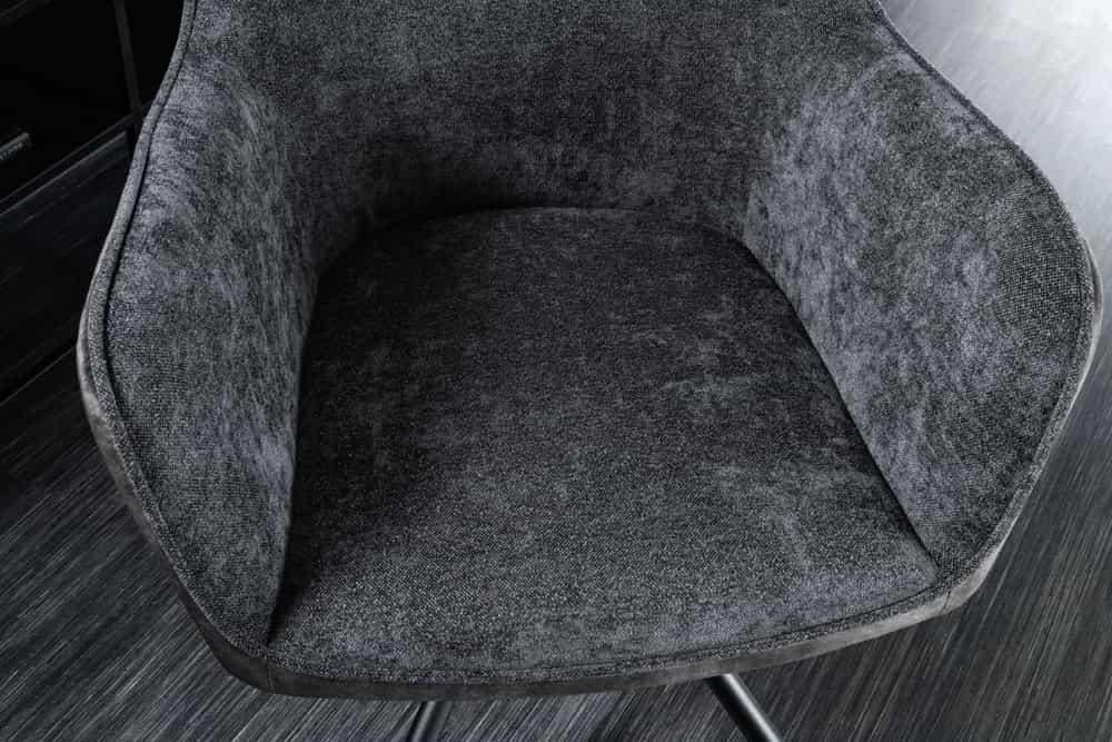 KRZESŁO VERONA OBROTOWE CIEMNO SZARE / 44155 / INVICTA INTERIOR