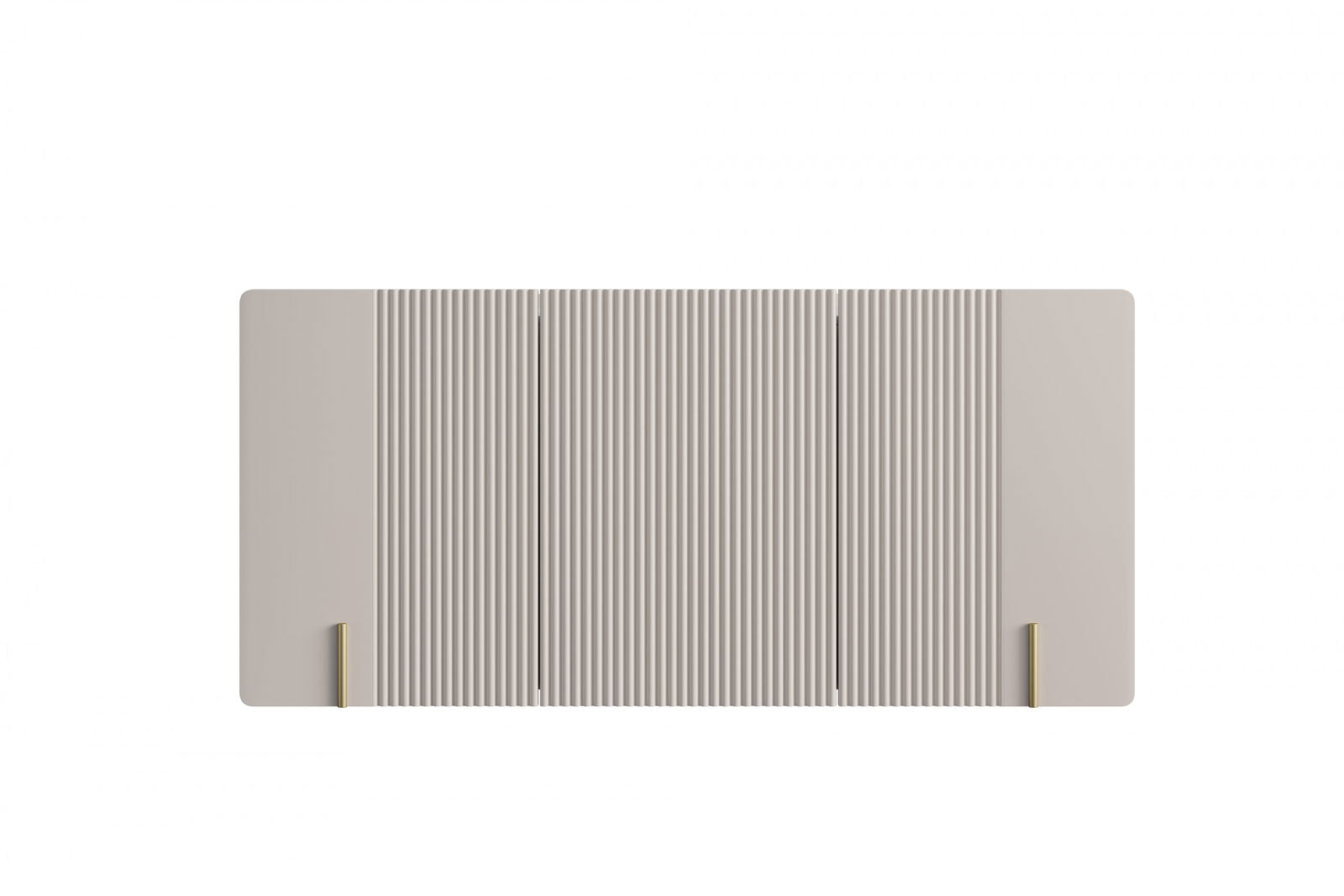 Komoda Malmi 150 cm wisząca - kaszmir / crema bianca / złoty