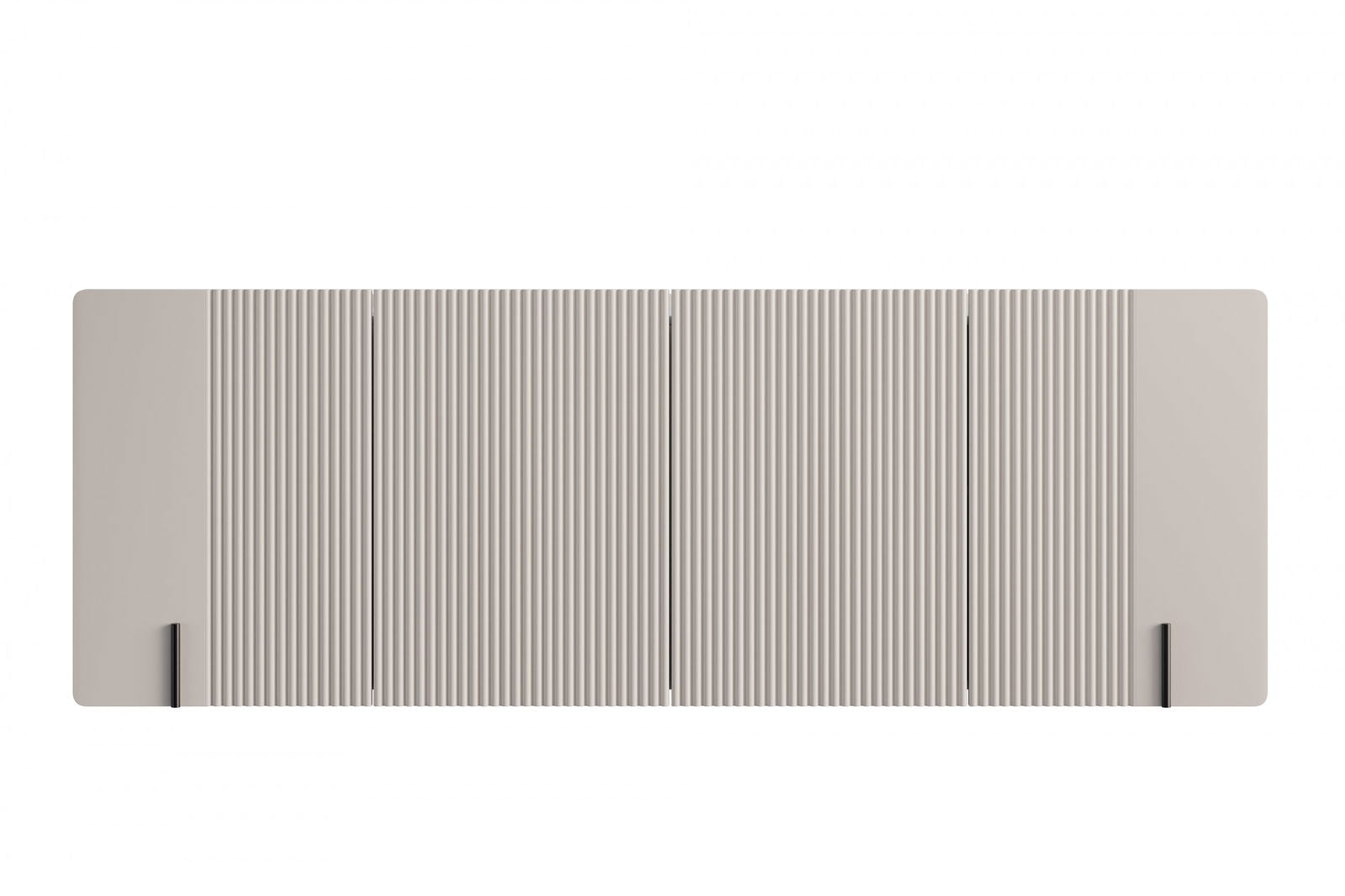 Komoda Malmi 200 cm wisząca - kaszmir / crema bianca / czarny
