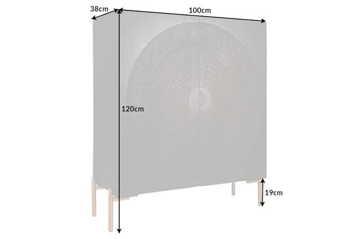 Komoda mandala mango 100 cm / 41105 / INVICTA INTERIOR