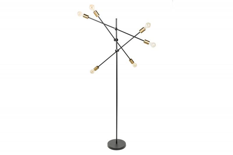 LAMPA PODŁOGOWA VARIATION CZARNE ZŁOTO / 40776 / INVICTA INTERIOR