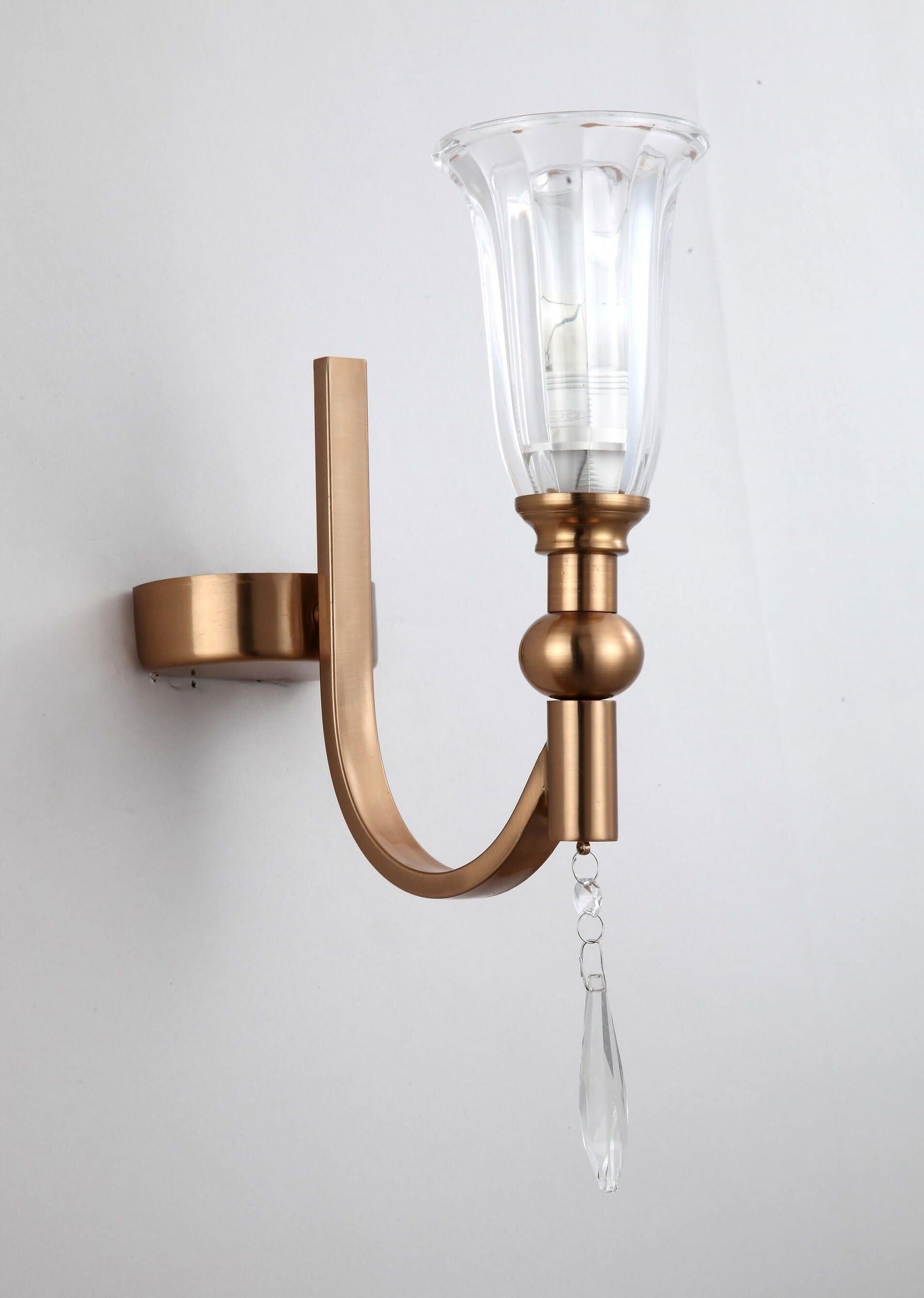 LAMPA ŚCIENNA KINKIET KRYSZTAŁOWY RIONELLA W1