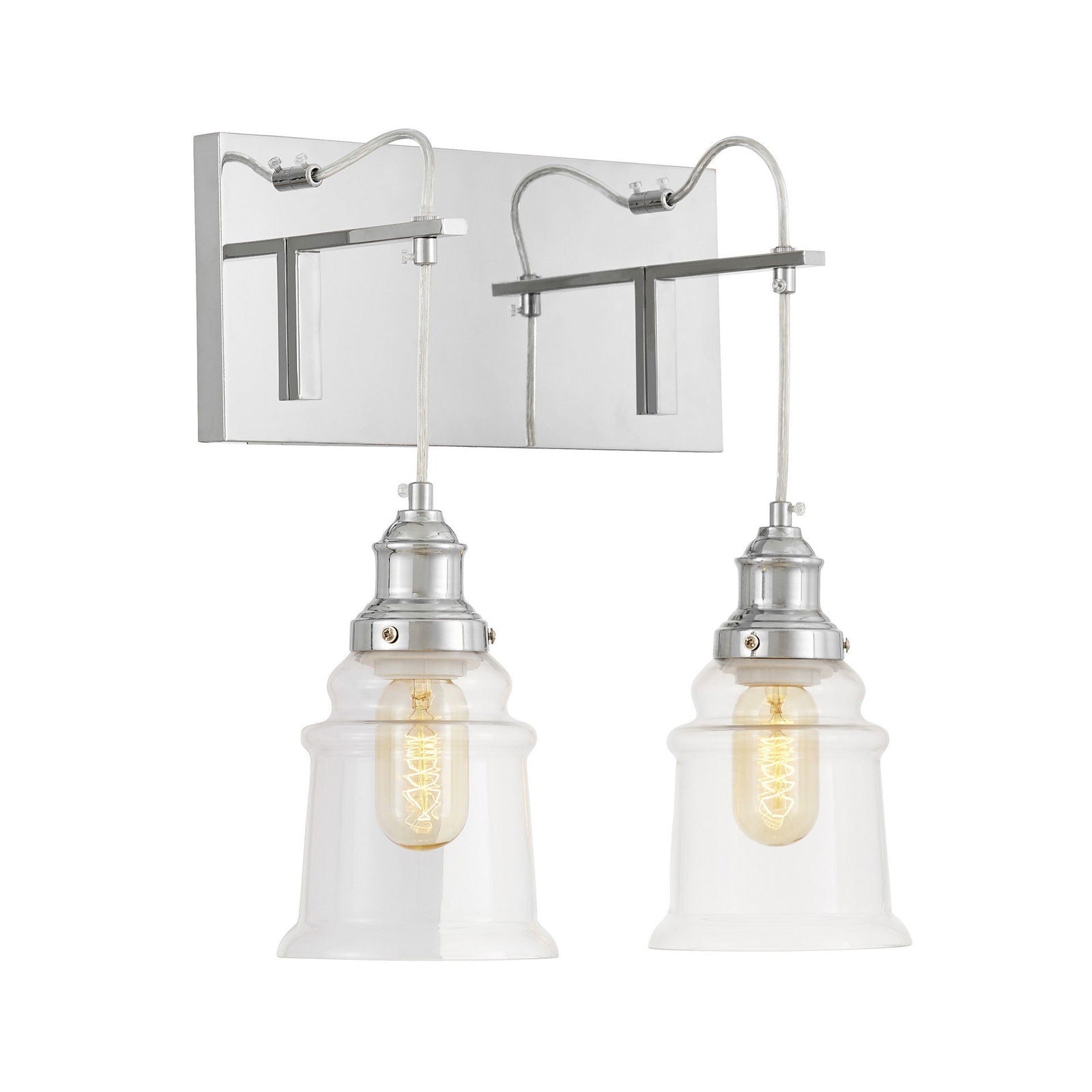 LAMPA ŚCIENNA KINKIET LOFTOWY CHROMOWANY MOLETTI W2