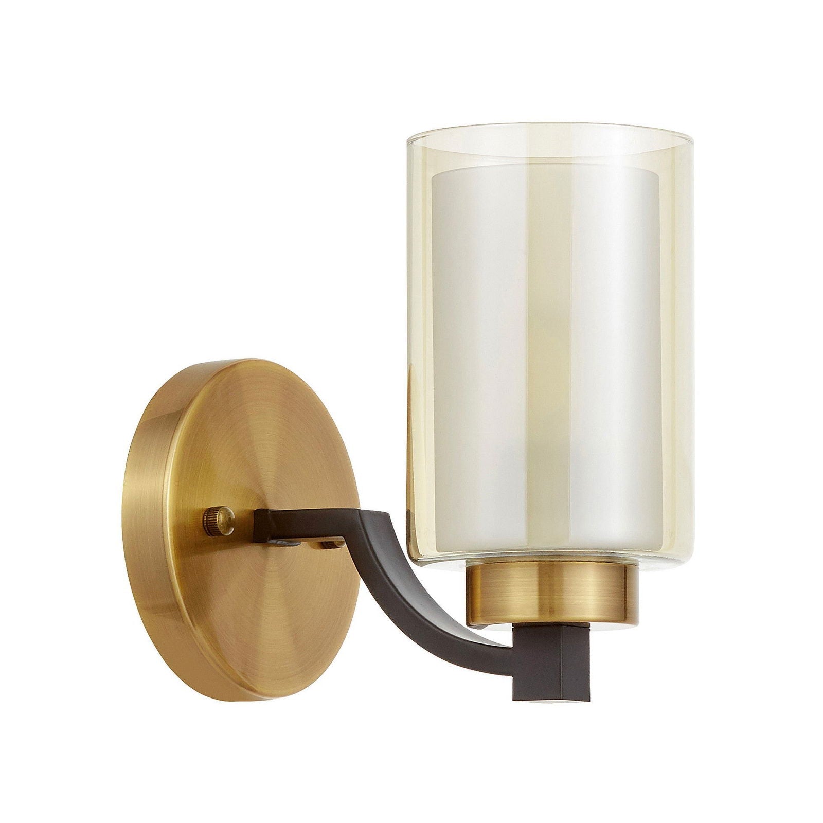 LAMPA ŚCIENNA KINKIET LOFT CZARNO-MOSIĘŻNA VIGATTO W1