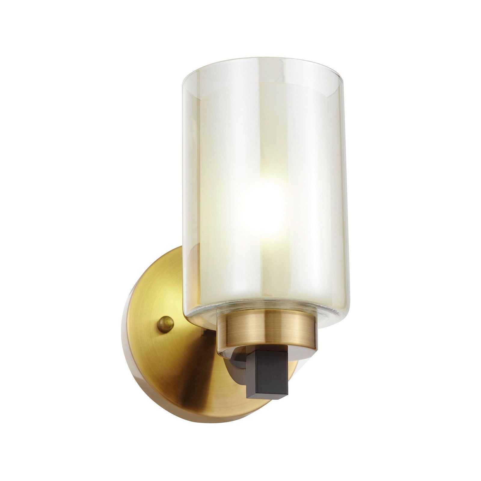 LAMPA ŚCIENNA KINKIET LOFT CZARNO-MOSIĘŻNA VIGATTO W1