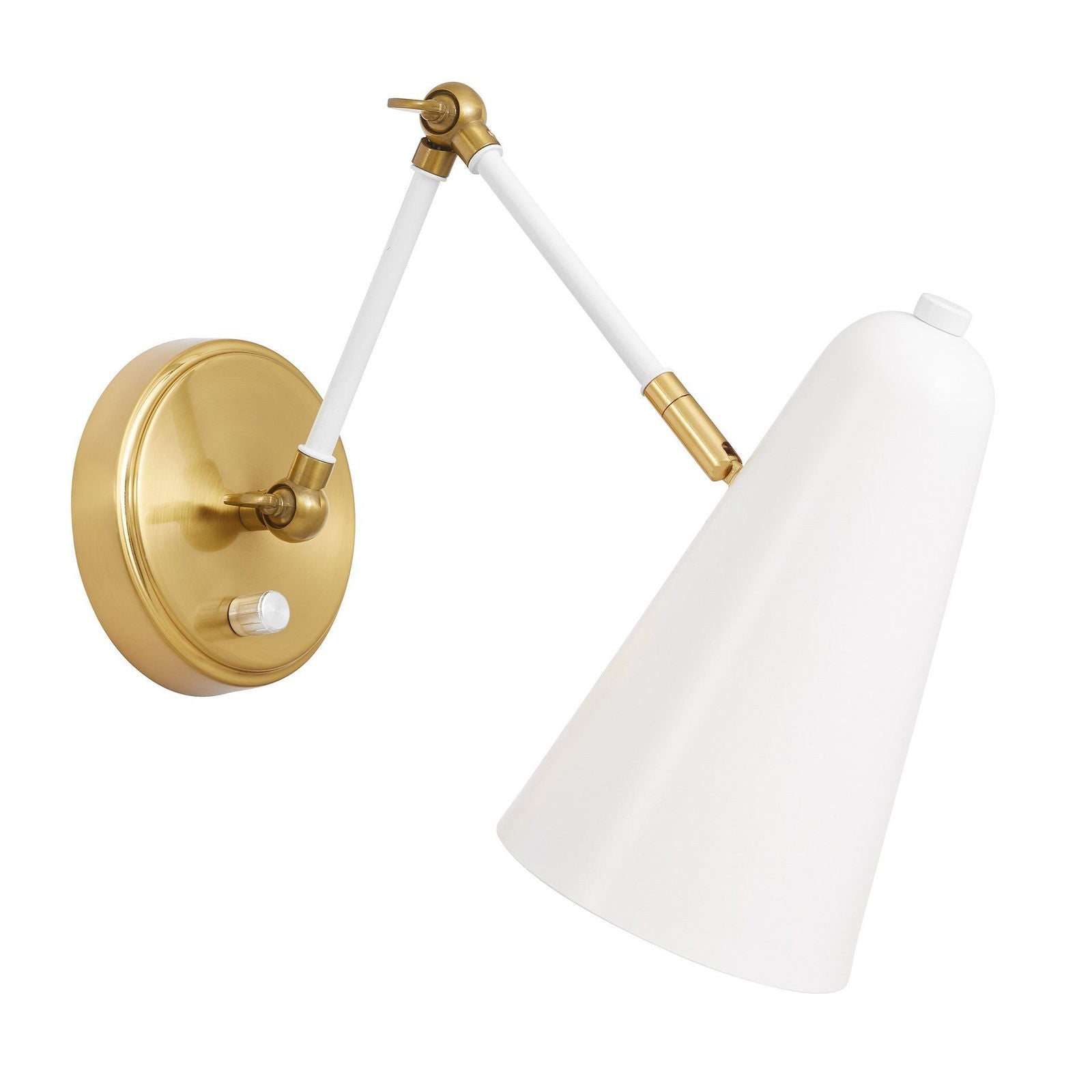LAMPA ŚCIENNA KINKIET NOWOCZESNY BIAŁY RONA W2