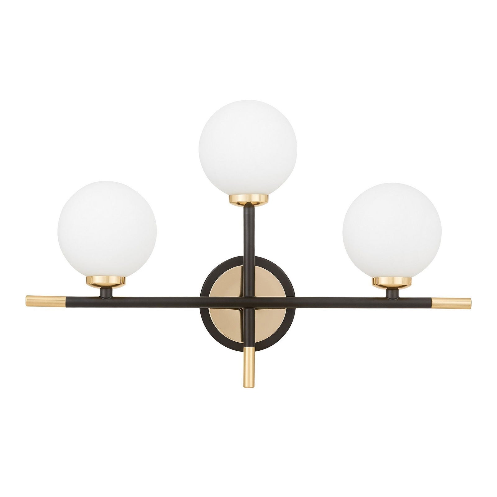 LAMPA ŚCIENNA KINKIET NOWOCZESNY CZARNO-ZŁOTY MARSIADA TRIO NEO