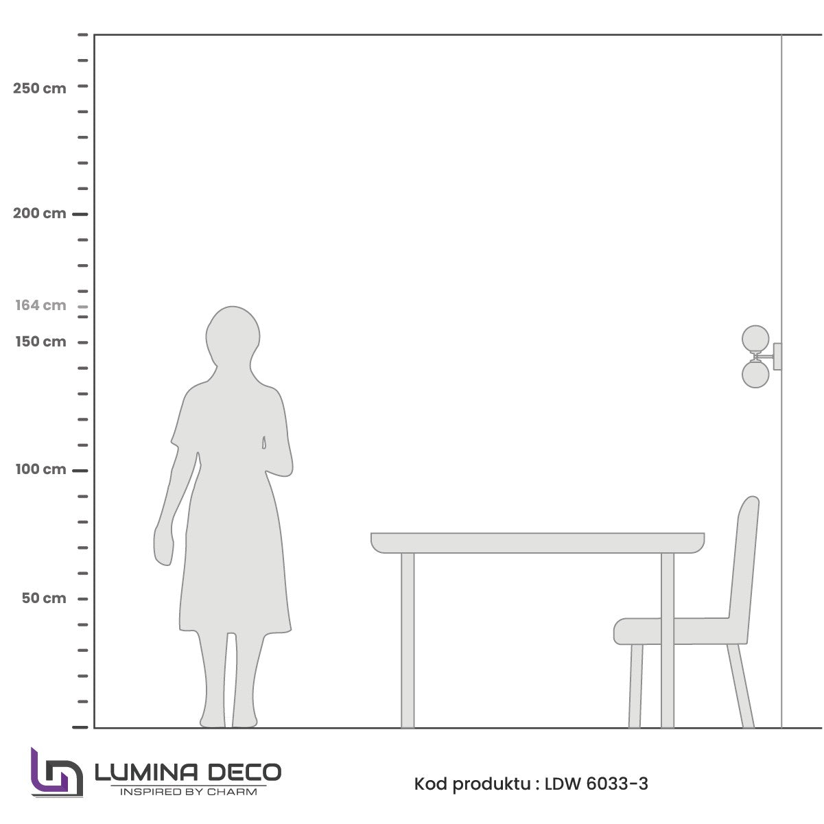 LAMPA ŚCIENNA KINKIET NOWOCZESNY ZŁOTY MARSIADA W3